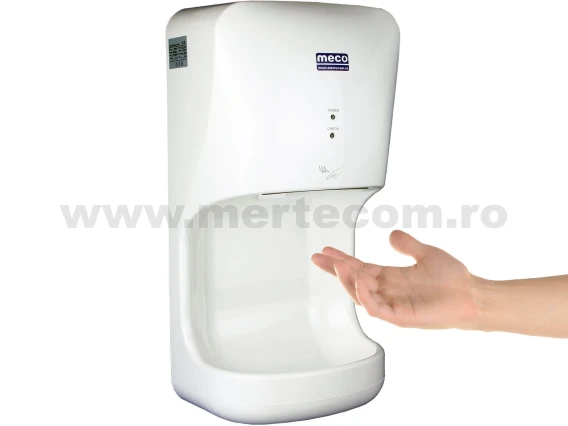 Uscător mâini plastic alb EcoJet Limpio 550W