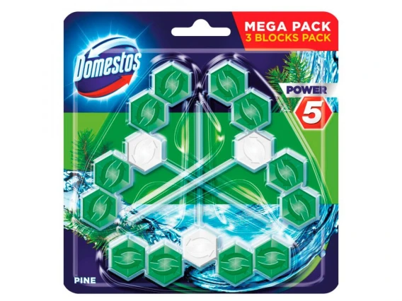 Odorizant pentru toaleta Domestos Power 55gr 3bucati