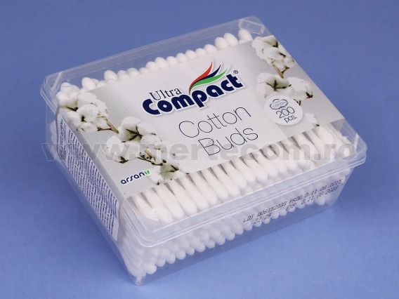 Betisoare de urechi Ultra Compact 200bucati