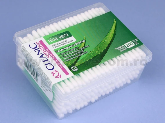 Betisoare de urechi Cleanic Sensitive 200bucati