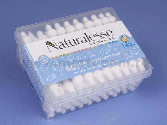 Betisoare de urechi Naturalesse pentru bebelusi