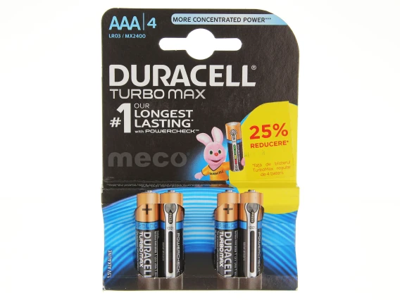 Baterii Duracell Turbo Max LR03 4buc