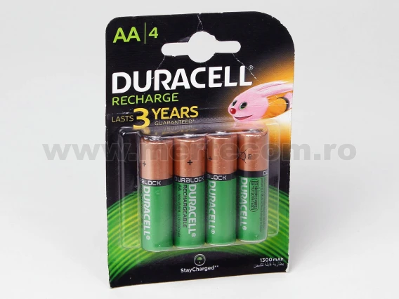 Acumulatori Duracell 1300mAh AA 4buc