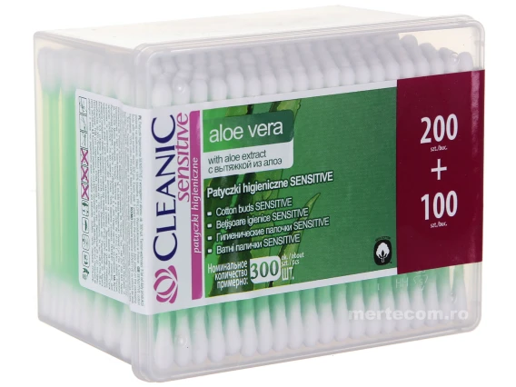 Betisoare de urechi Cleanic 300bucati
