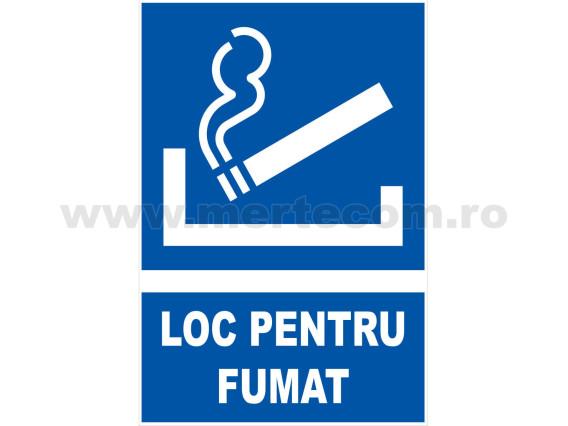 Etichete loc pentru fumat autoadezive A5