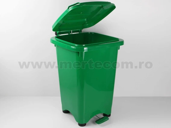 Cos gunoi colectare selectiva cu pedala 50 litri H-65cm
