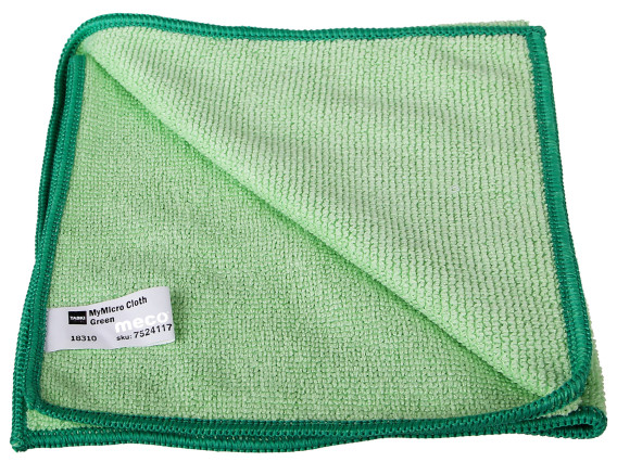 Laveta microfibra Diversey Taski cod culoare 36x36cm verde D7524830