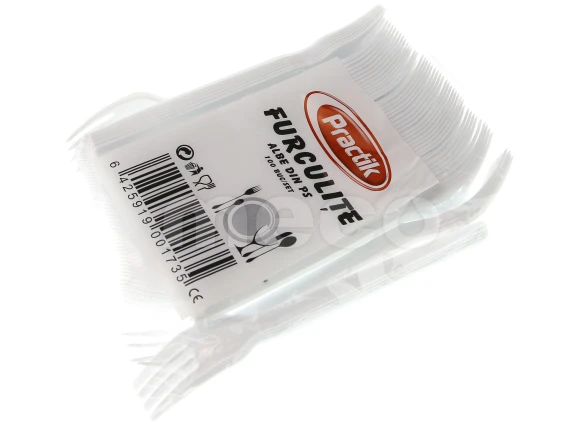 Furculite plastic de unica folosinta 100 bucati
