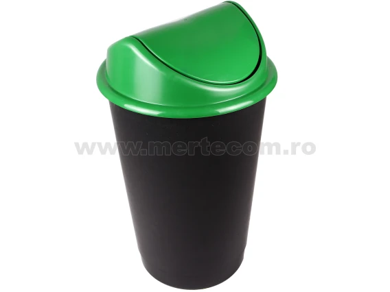 Cos gunoi colectare selectiva 60 litri Delta H-70 cm (Verde)