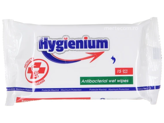 Hygienium servetele umede antibacteriene 15 buc