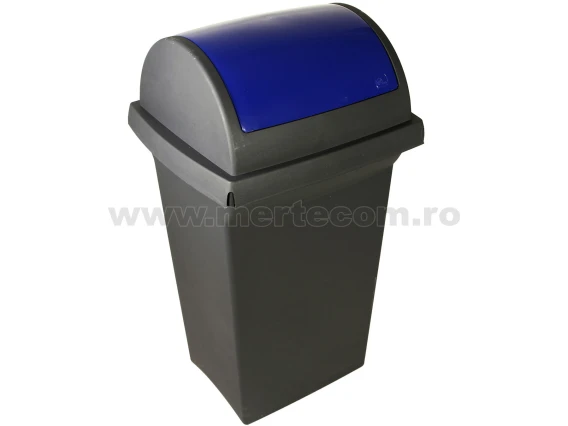 Cos gunoi colectare selectiva Tata 50L H-76 cm (Albastru)