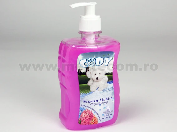 Sapun lichid cu pompita Cody 500 ml (Liliac)