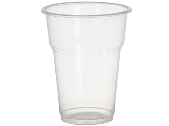 Pahar plastic transparente 400ml