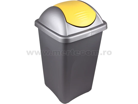 Cos gunoi colectare selectiva Multi 60 litri H-67 cm ( Galben)