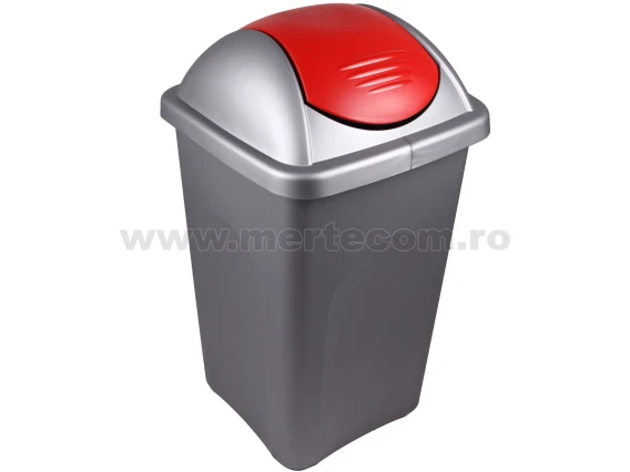 Cos gunoi colectare selectiva Multi 60 litri H-67 cm (Rosu)