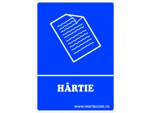 Etichete cosuri colectare selectiva 29x21cm A4 (Albastru - hartie)