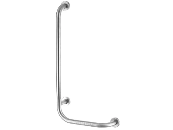 Bara inox L perete stanga pt persoane dizabilitati