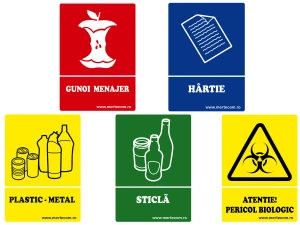 Etichete colectare selectiva 14x10cm A6