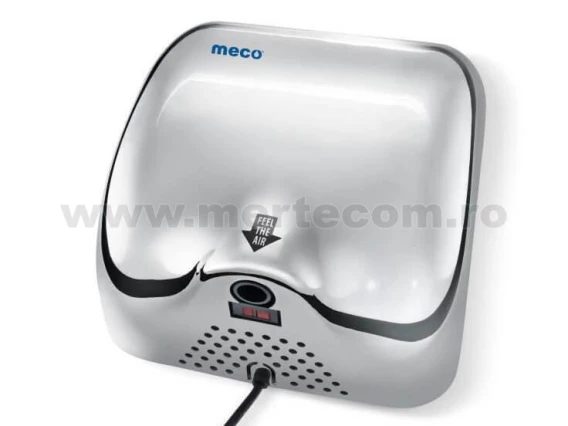 Uscător mâini inox Jet cu senzor Meco lucios 1650W