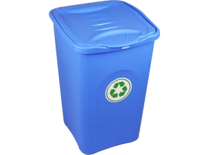 Cos gunoi colectare selectiva BeGreen 50 litri H-53 cm (Albastru)