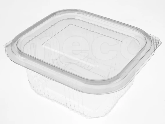 Caserole transparente cu capac PET 500cc