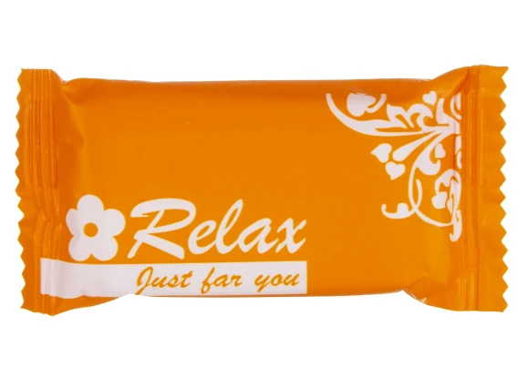 Sapun hotelier portocaliu 15g Relax 500 bucati