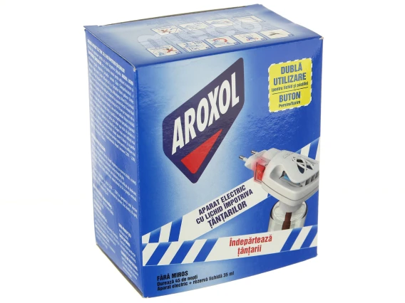 Aparat electric cu lichid anti-tantari Aroxol 45ml