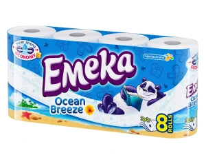 Hartie igienica parfumata Emeka 8role 3straturi (Ocean Breeze)