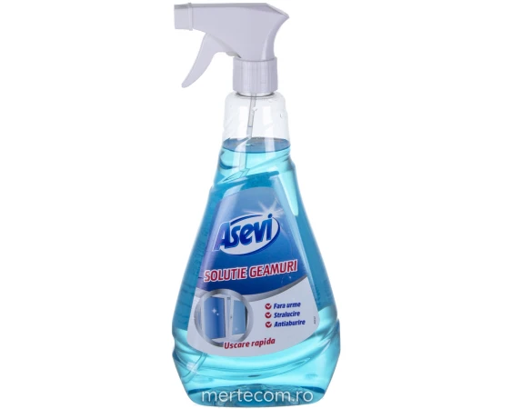 Detergent geamuri Asevi anti-aburire 750 ml