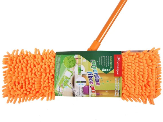 Mop plat cu coada metalica color