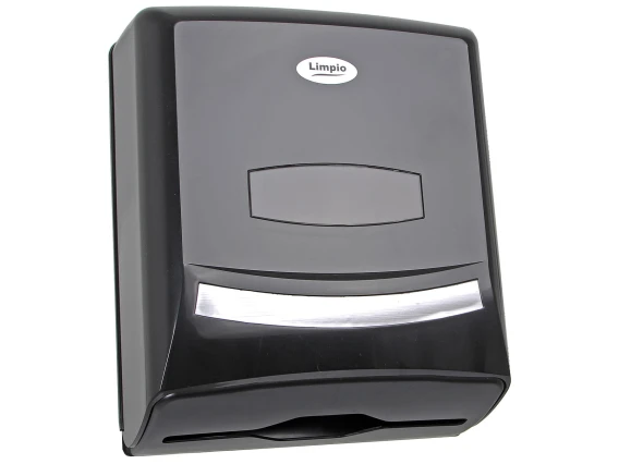 Dispenser prosoape negru Limpio Happy