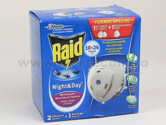 Set aparat si rezerve Raid Night&Day