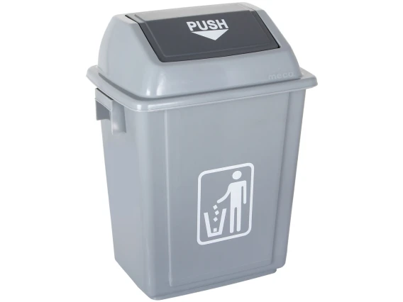 Cos push-bin din plastic Meco 23 litri H-45 cm