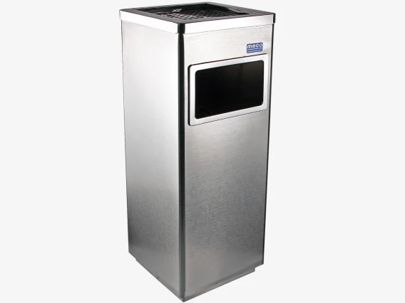 Cos scrumiera inox satinat Meco 24cm H-62cm