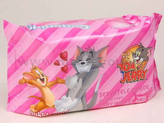 Servetele umede Cottonino Tom & Jerry 72buc