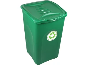 Cos gunoi colectare selectiva BeGreen 50 litri H-53 cm (Verde)