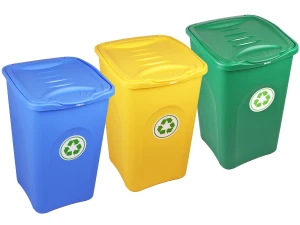 Cos gunoi colectare selectiva BeGreen 50 litri H-53 cm