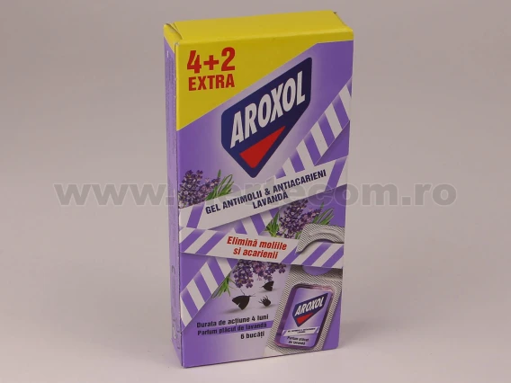 Gel anti-molii si anti-acarieni Aroxol 6buc
