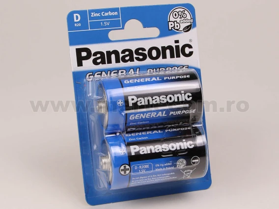 Baterie Panasonic R20 2buc