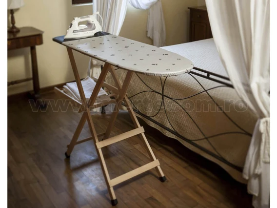 Masa calcat cu blat de lemn Gimi Legno Tech 114x38CM