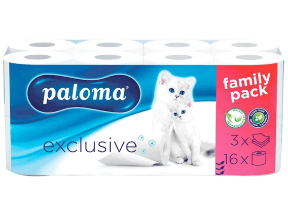 Hartie igienica Paloma parfumata 16role 3straturi
