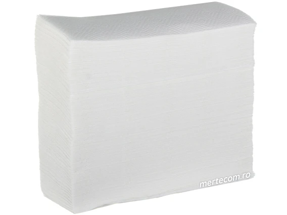 Prosop pliat in Z extra-alb Monte-Bianco 22x21cm 2straturi 200bucati