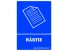 Etichete colectare selectiva 14x10cm A6 (Albastru - hartie)