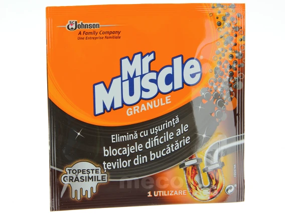 Granule pentru desfundat tevile Mr. Muscle 50g