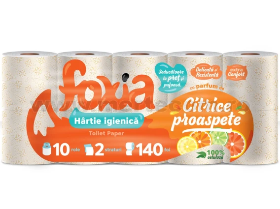 Hartie igienica Foxia 10role 2straturi