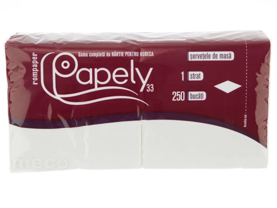 Servetele masa Papely 33x33cm 1strat 250bucati