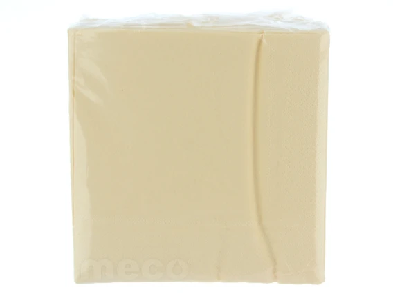 Servetele masa colorate Alia 33x33cm 3str 100buc (Crem)