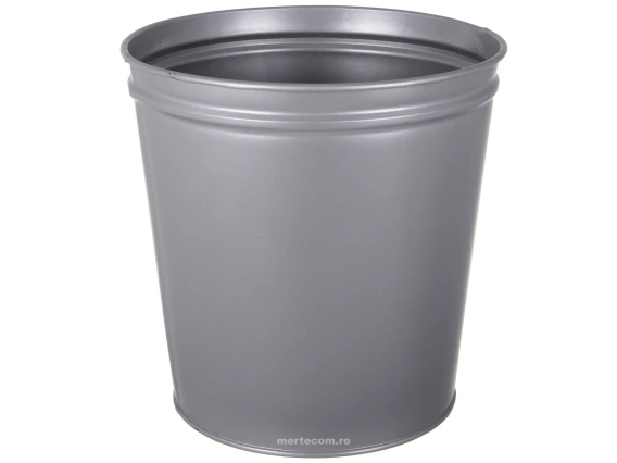Cos gunoi birou Gri 12 litri H 26cm