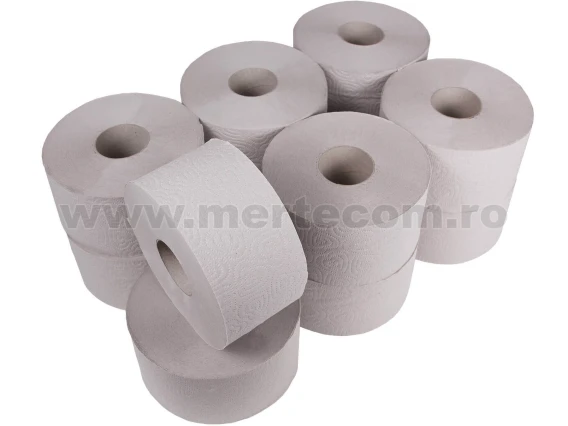 Hârtie igienică Jumbo Meco natur 300grame 2straturi