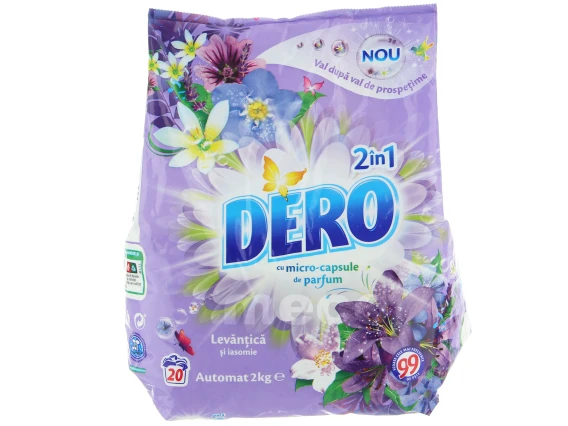 Detergent automat rufe Dero 2in1 2 kg (Bujori de munte)